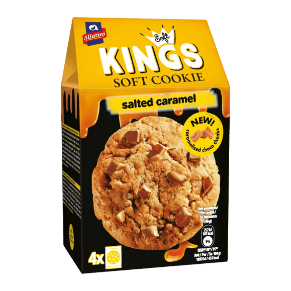 Kings Soft Cookie Gesalzenes Karamell (160g) Allatini - Araxxon